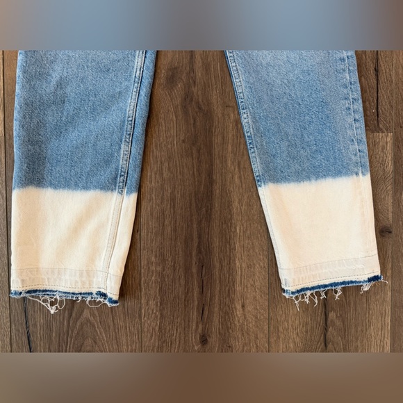 NWT Rails The Atwater Slouchy Straight Leg Crop Jean Blue Bleach Hem Size 23 - Picture 14 of 14
